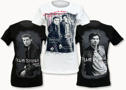  the fans of Vampire Diaries. You can get a white tee with the Salvatore 