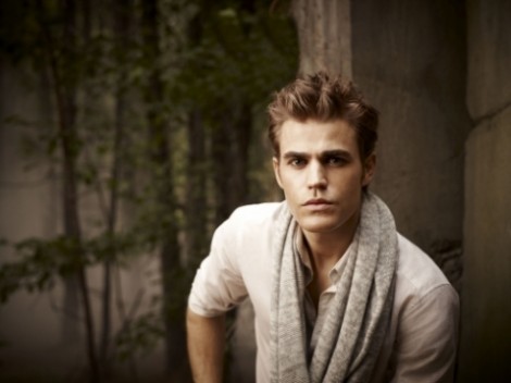 with Paul Wesley. 2011